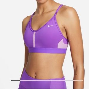 Nike Indy Purple sports bra size medium
